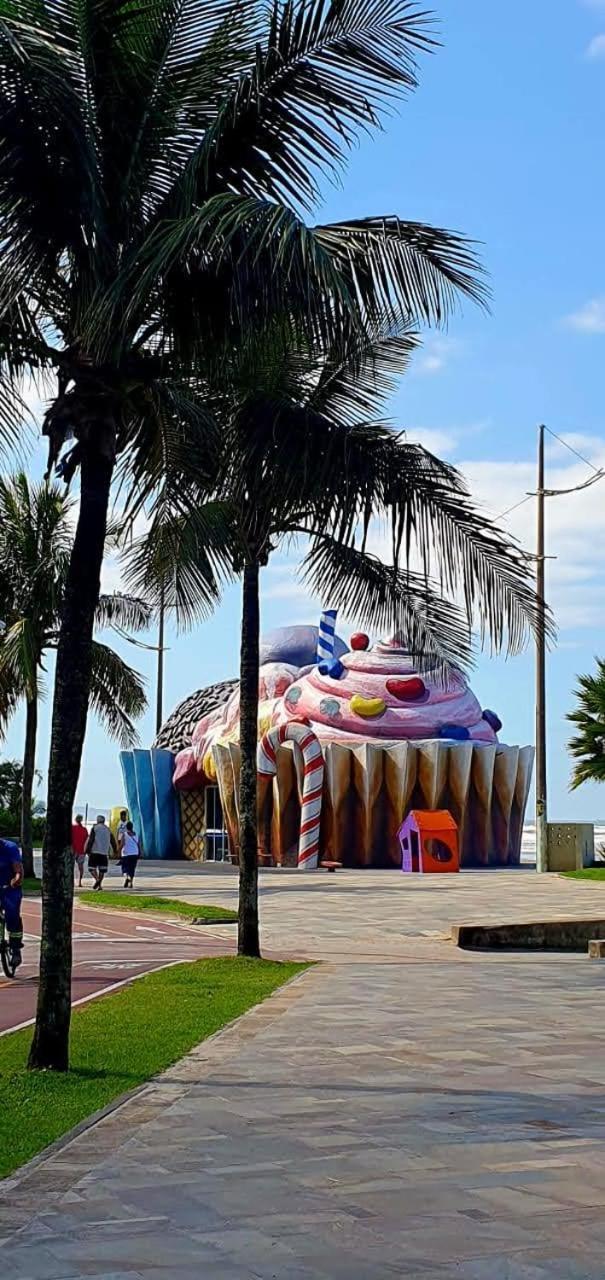 Apartamento Na Praia Praia Grande  Luaran gambar